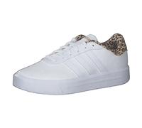 adidas Women's Court Platform Shoes, Cloud White/Gold Metallic, 7 UK