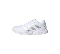 adidas Women's Court Team Bounce 2.0 Shoes, Cloud White/Silver Metallic/Grey One, 5 UK