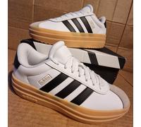adidas Junior VL Court Bold Trainer - White - Size 5