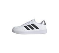 adidas Women's Courtblock Shoes, Cloud White/Core Black/Silver, 8.5 UK