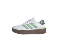 adidas Women's COURTBLOCK Shoes, FTWR White/semi Court Green/semi Green Spark, 4.5 UK