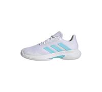 adidas Women's CourtJam Control Tennis Shoes, Cloud White/Bliss Blue/Cloud White, 6 UK