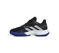 adidas Women's Courtjam Control W Clay Sneakers, Core Black Silver Met Pulse Mint, 7.5 UK