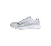 adidas Women's Courtquick Padel Shoes, White/Silver Metallic/White, 9.5