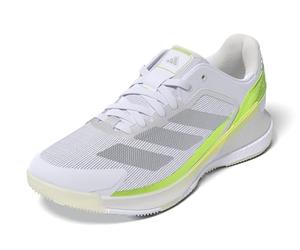 adidas Women's Courtquick W Padel, Cloud White/Silver Metallic/Lucid Lemon, 4.5 UK