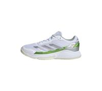 adidas Women's Courtquick W Padel, Cloud White/Silver Metallic/Lucid Lemon, 6.5 UK