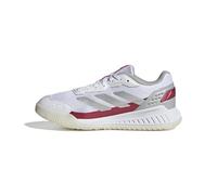 adidas Women's Courtquick W Padel, Cloud White/Silver Metallic/Lucid Pink, 6.5 UK