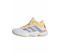 adidas Women's Courtstabil Indoor Shoes, FTWR White/Crystal Sky/Ice Tangerine, 4 UK