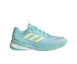 adidas Womens Crazyflight 6 Indoor Shoes, Flash Aqua/Yellow/White, 6.5