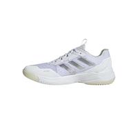 adidas Women's Crazyflight 6 Indoor Sneaker, White/Silver Metallic/White, 6.5 UK