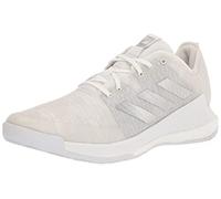 adidas Women's Crazyflight Cross Trainer, White/Silver Metallic/White, 8.5 UK