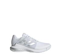 adidas Women's Crazyflight Volleyball Shoe, White/Silver Metallic/Grey, 7.5 UK