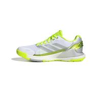 adidas Women's Crazyquick Lightstrike Padel Shoes, Lucid Lemon/Silver Metallic/Wonder White, 6.5 UK