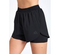 adidas Women's D4T Workout Go To 2in1 Shorts - Black - Size: Medium