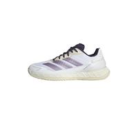 adidas Women's Defiant Speed 2 Tennis Shoes, Cloud White/Powder Plum/Aurora Plum, 6 UK