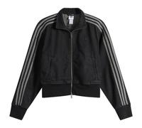 Adidas Women's Denim Firebird Track Top True Black Denim Medium