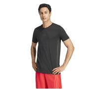 adidas Women's Designed 4 Training 3-Stripes Tee - Black/Black - Size: XL