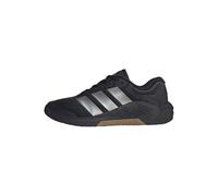 adidas Women's Dropset 4 Power Trainer W Sneaker, Black/Iron Metallic/Black, 8