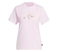 Adidas Women's Elements Radiate Floral Graphic T-Shirt, Rose, M