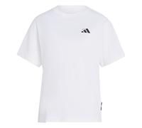 adidas Women's Embroidery Pack Loose Graphic Shirt, White, XXL