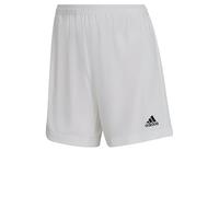 adidas Women's Entrada 22 Shorts, White, L