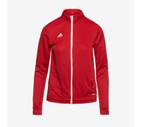 adidas Entrada 22 Womens Football Tracksuit Jacket Training Long Sleeve Top Red