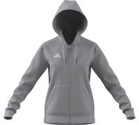 adidas Women's Entrada26 Full Zip Hoodie, team light grey/white, M