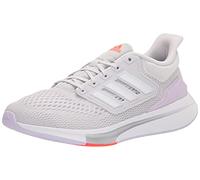 adidas Women's EQ21 Running Shoe, Dash Grey/White/Purple Tint, 8