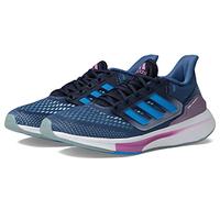 adidas Women's Eq21 Running Shoe, Wonder Steel/Pulse Blue/Matte Purple Metallic, 5 UK