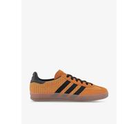 Adidas Womens Eqt Orange Core Black Gu Gazelle Indoor Logo-print Cotton-mesh and Suede Low-top Trainers Eur 41 / 8 Uk Women