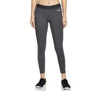 adidas Women's Essential 3-Stripes Tights, Womens, Women's Tights, FM6699, Dgreyh/Prptnt, XL