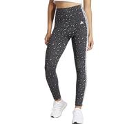 adidas Women's Essentials 3-Stripes Animal Print Leggings, grey/carbon/black, L