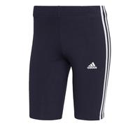adidas Women's Essentials 3-Stripes Bike Shorts, Legend Ink/White, XXS
