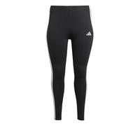 Adidas Essentials 3 Stripes Cotton Plus Leggings Black 1X Woman