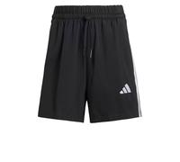 adidas Women's Essentials 3-Stripes Cotton Shorts, Black/White, XXS