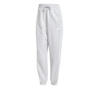 adidas Women's Essentials 3-Stripes Fleece Joggers, Grey/White XS