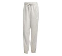 adidas Women's Essentials 3-Stripes Fleece Loose Pants, Wonder Alumina/White, M