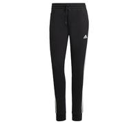 adidas Women's Essentials 3-Stripes French Terry Cuffed Pants, Black, XXS