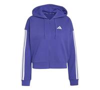 adidas Women's Essentials 3-stripes French Terry Full Zip Hoodie Hooded Sweatshirt (pack of 1)