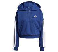 adidas Women Essentials 3 Stripes French Terry Quarter Zip H Grey