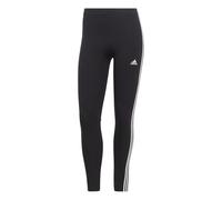 ADIDAS WOMENS 3 STRIPES LEGGINGS JOGGERS JOGGING BOTTOMS RUNNING PANTS GYM BLACK