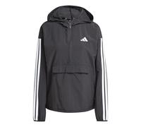adidas Women's ESSENTIALS 3-STRIPES LIFESTYLE WOVEN WINDBREAKER, black/white, S