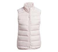 adidas Women's Essentials 3-Stripes Light Down Vest Down Jacket, Sandy Pink, S