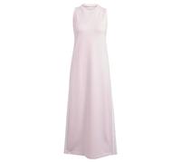 adidas Women's Essentials 3-Stripes Long Racerback Dress, Clear Pink/White, M