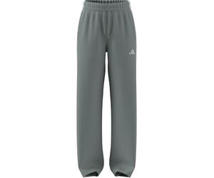 adidas Women's Essentials 3-Stripes Open Hem French Terry Pants, Wonder Sage/White, L