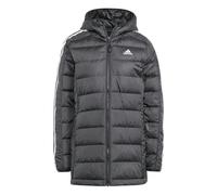 Adidas Womens Essentials 3 Stripes Parka - Black - XS - Black - 100% Mixed