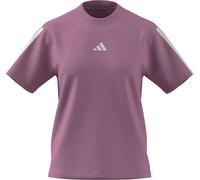 adidas Women's Essentials 3-Stripes Sleeve Cotton T-Shirt, st Tropic Bloom/White, XL