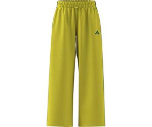 adidas Women's Essentials 3-Stripes Woven Parachute Pants, Bold Green/Bright Yellow, XS