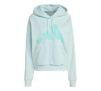 adidas Women's ESSENTIALS BIG LOGO FRENCH TERRY LOOSE HOODIE, halo mint/flash aqua, XL