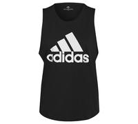 adidas Women's Essentials Big Logo Tank Top, Black / White, L